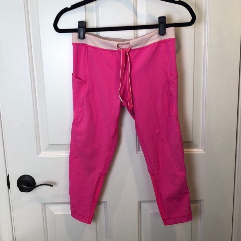 Lululemon hot pink leggings